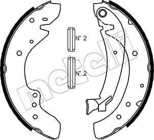 Brake Shoe Set 53-0072