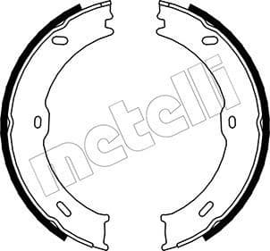 Brake shoes handbrake 53-0246