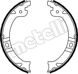 Brake shoes handbrake 53-0027
