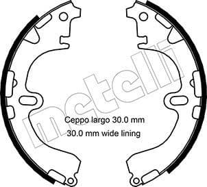 Brake Shoe Set 53-0422
