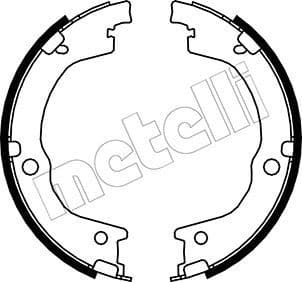 Brake shoes handbrake 53-0230