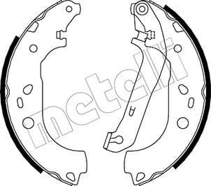 Brake Shoe Set 53-0142