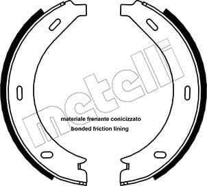 Brake Shoe Set, parking brake 53-0236