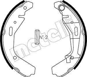 Brake Shoe Set 53-0318