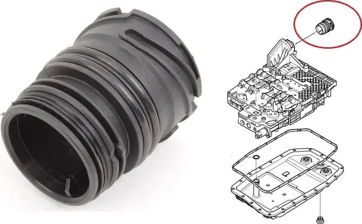 Sealing sleeve automatic gearbox 24347588725