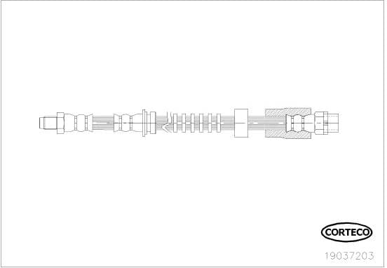 Brake Hose 19037203