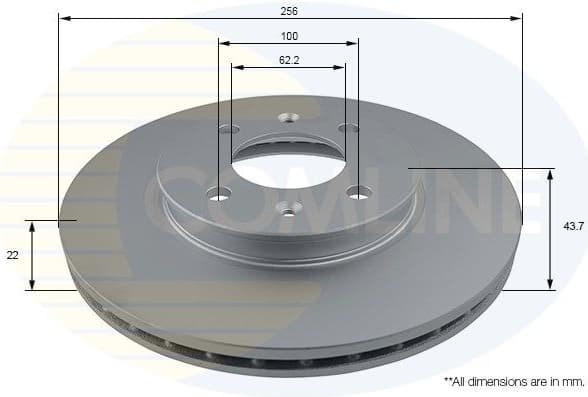 Brake Disc COATED ADC2849V