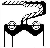 Shaft Seal, manual transmission 01026537B