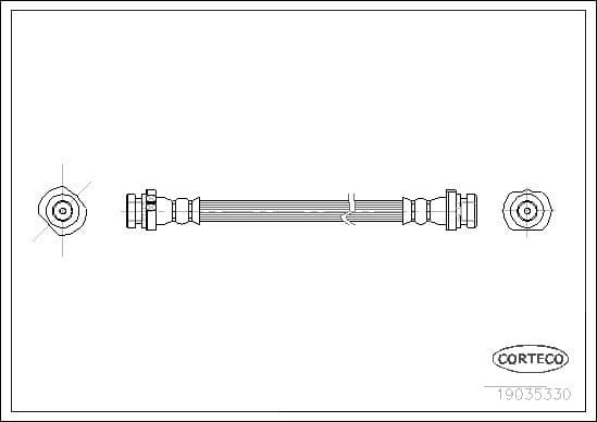 Brake Hose 19035330