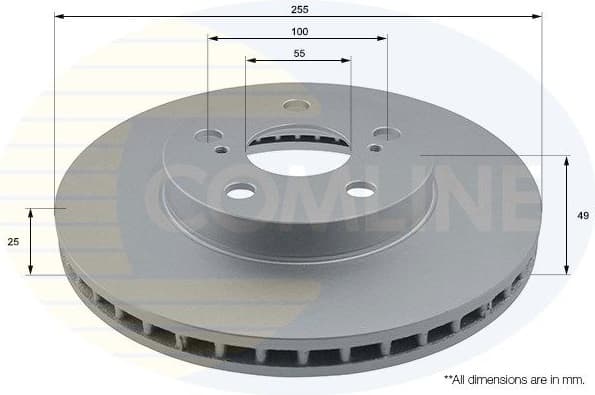 Brake Disc COATED ADC01148V