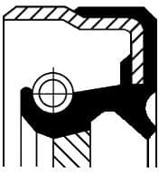 Shaft Seal, differential 01036821B