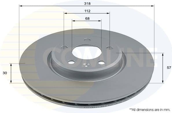 Brake Disc COATED ADC2864V