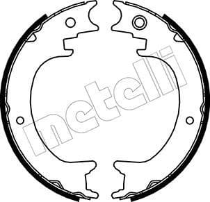 Brake shoes handbrake 53-0389