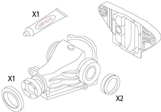 Gasket Set, differential 19535823 - image 2