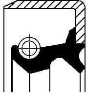 Shaft Seal, differential 19015056B