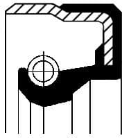 Shaft Seal, differential 12015261B