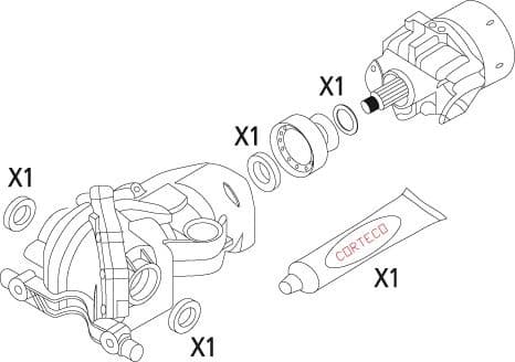 Gasket Set, differential 19535955