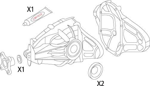Gasket Set, differential 19535935