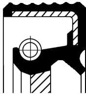 Shaft Seal, crankshaft 12013896B