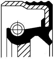 Shaft Seal, manual transmission 01034714B