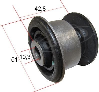 Mounting, control/trailing arm 49403104