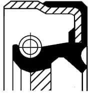 Seal differential-shaft 010 34131B