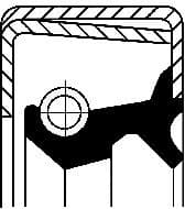 Shaft Seal, wheel hub 12012696B