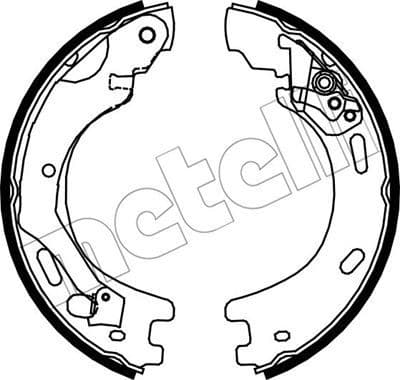 Brake Shoe Set, parking brake 53-0376