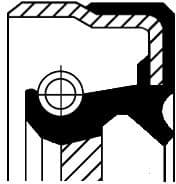 Shaft Seal, differential 01033752B