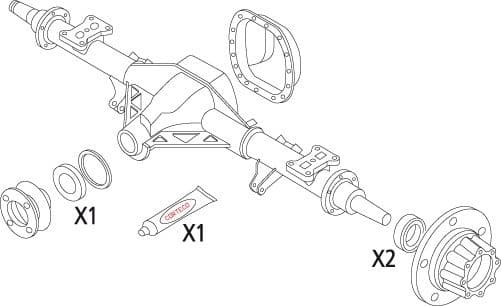Gasket Set, differential 19536168