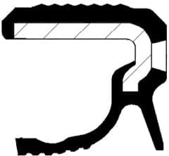 Shaft Seal, crankshaft 19037072B