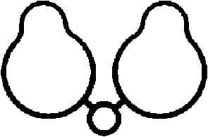 Gasket, intake manifold 026458H