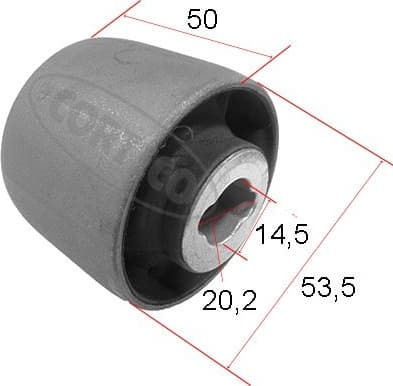 Mounting, control/trailing arm 49405638