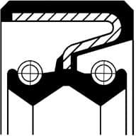 Shaft Seal, wheel hub 49378685