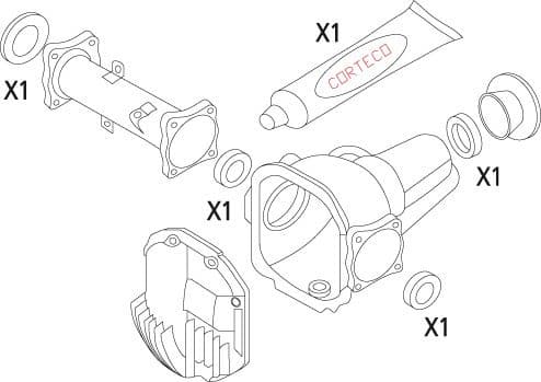 Gasket Set, differential 19536138