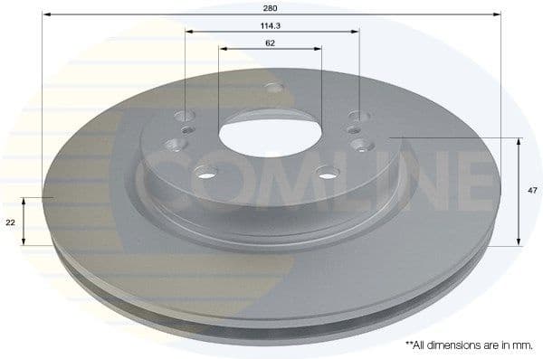 Brake Disc COATED ADC0939V