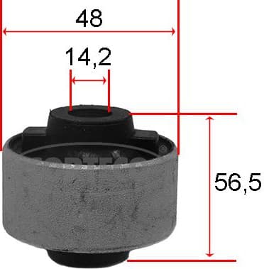 Mounting, control/trailing arm 80001540