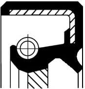 Shaft Seal, crankshaft 19016539B