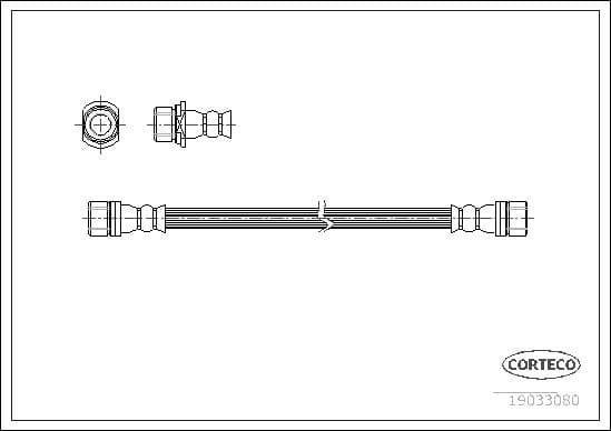 Brake Hose 19033080