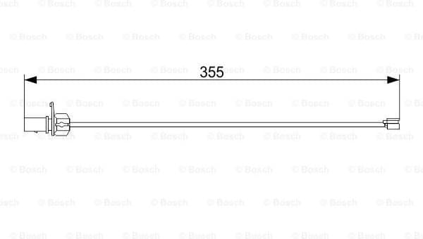 Warning Contact, brake pad wear 1987473559 - image 5