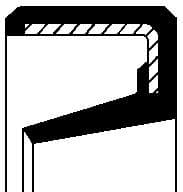 Shaft Seal, wheel hub 15510034B