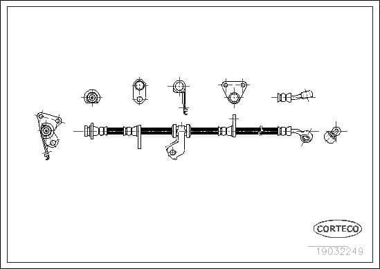 Brake Hose 19032249