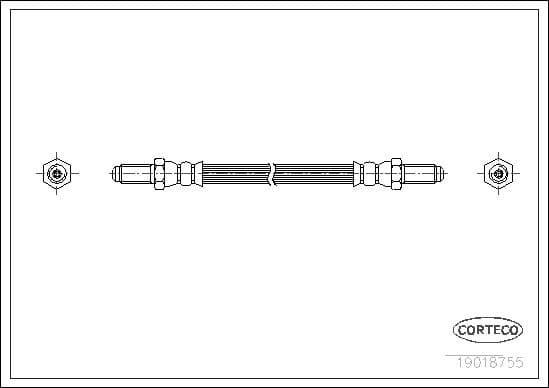 Brake Hose 19018755