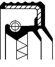 Shaft Seal, differential 01020480B