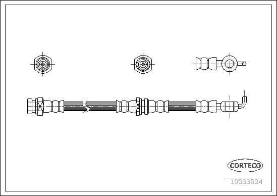 Brake Hose 19033024