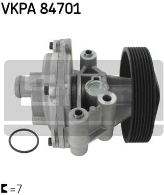 Water Pump, engine cooling VKPA84701