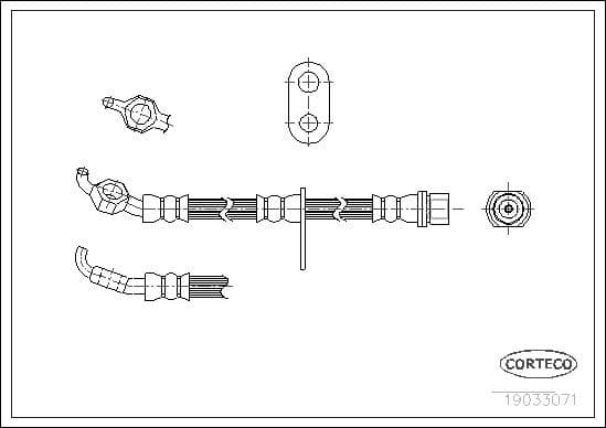 Brake Hose 19033071