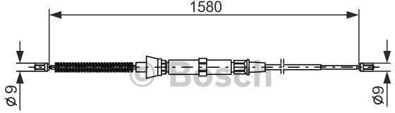 Cable Pull, parking brake 1987477806