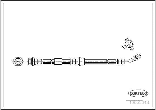 Brake Hose 19035048