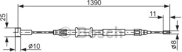 Cable Pull, parking brake 1987482213 - image 5